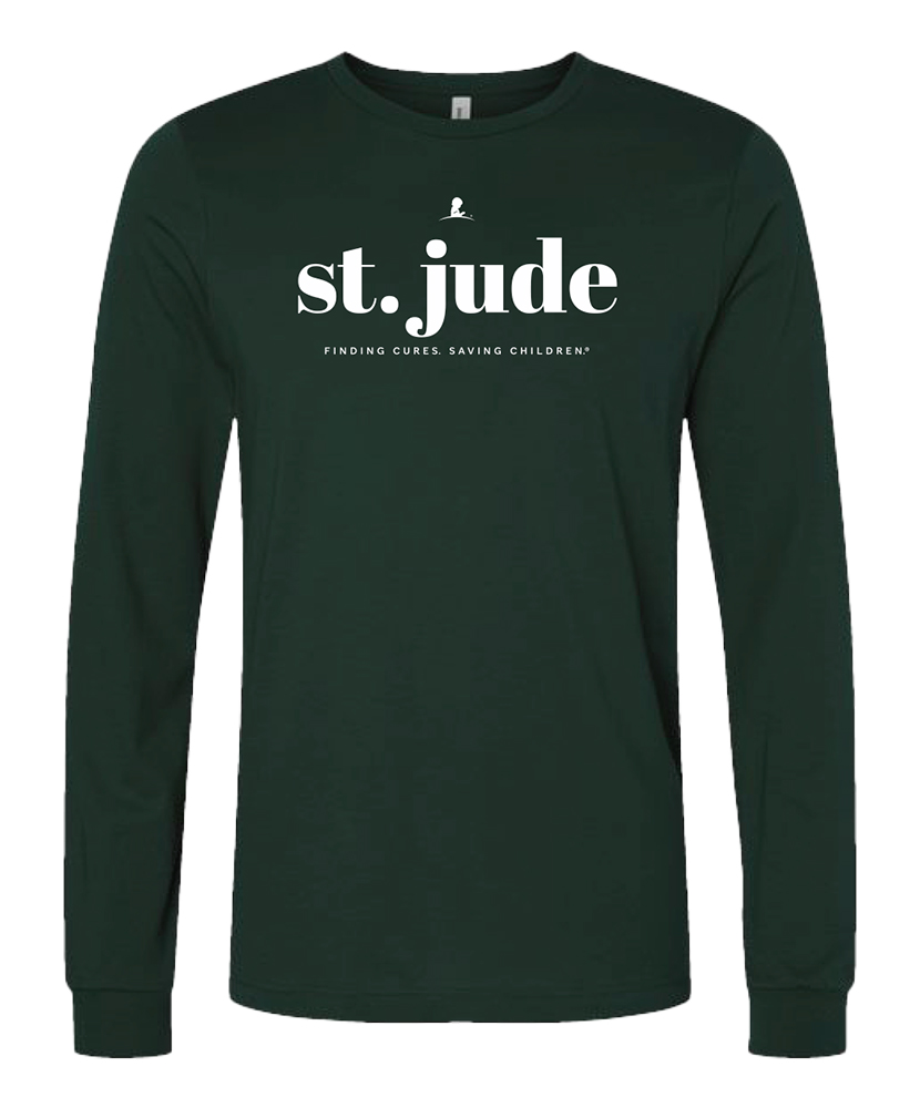 Primary image St. Jude Forest Pine Long-Sleeve Tee